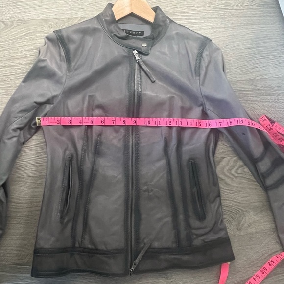 THEORY Moto Style leather jacket - medium - Picture 8 of 9